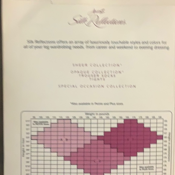 1998 Vtg.Hanes Silk Reflections CD Style #717 Gentle Brown pantyhose - NWT - Picture 2 of 4